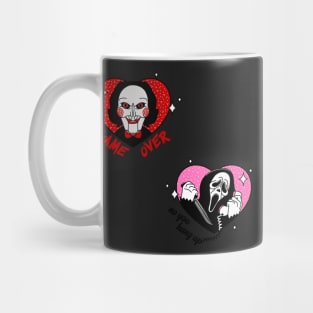 Horror Movie Hearts Pack Mug